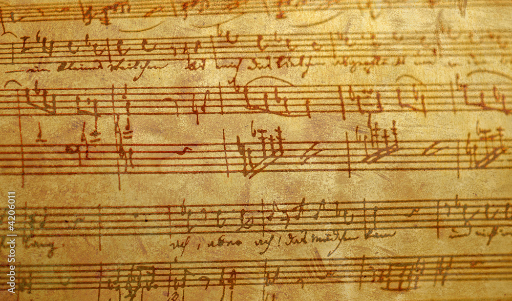 Antique Hand Written Music