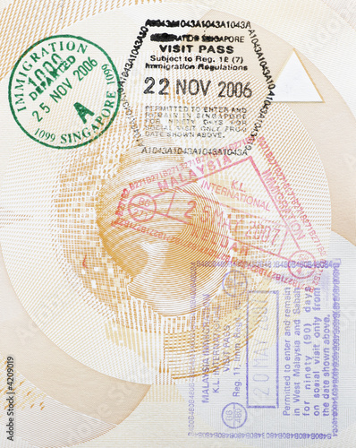 Custom Stamps In Passport
