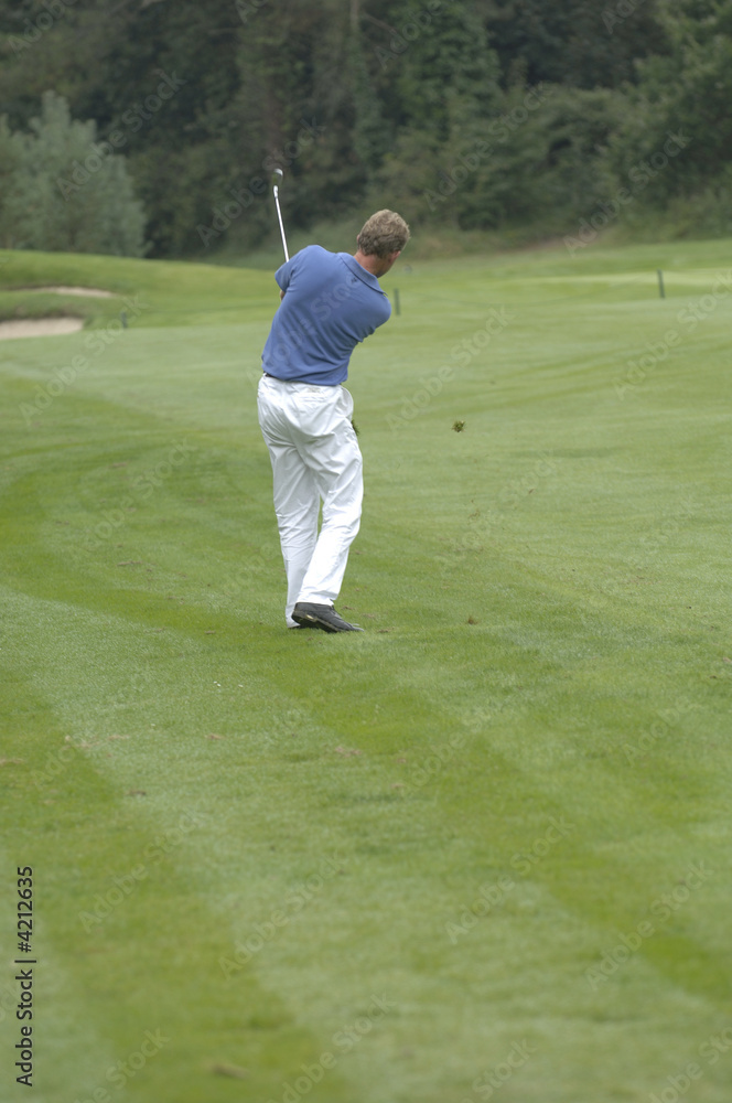 Obraz premium Golfer in action