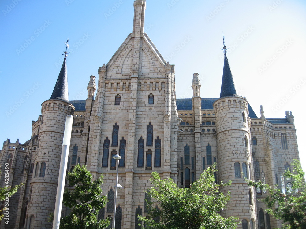 Obraz premium Palacio de Gaudi 3 - Astorga Leon, España