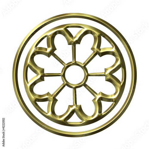 3D Golden Ornament