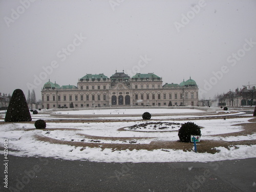 Vienna Belvedere d'inverno