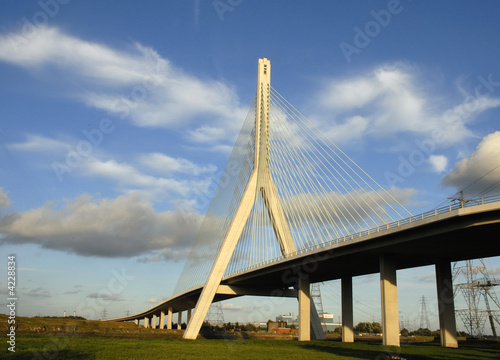 Modern Suspension Bridge