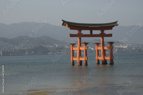 Torii gateway, Miyajima Shrine, Miyajima Island, Japan