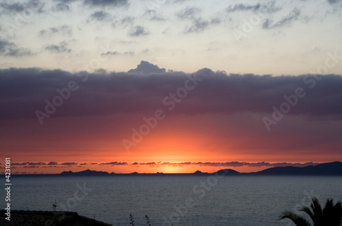 Coucher de soeil, Corse