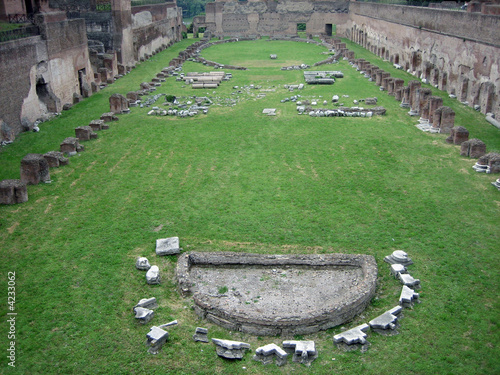 Bilde på lerret Small Circus Track on Palatine Hill in Rome