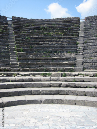 Ancient Roman Amphitheater in Pompei