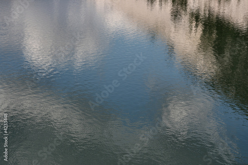 Lake water reflection