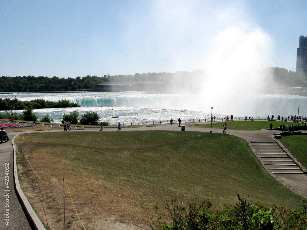 Overview of Horseshoe Falls, Niagara, New York Overview of Horseshoe Falls, Niagara, New York