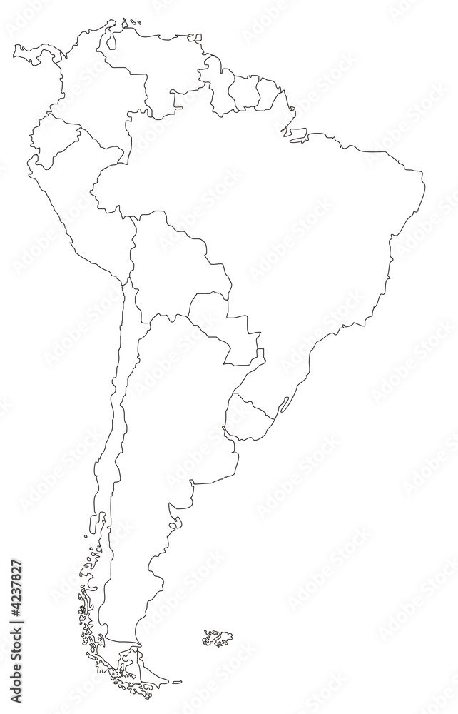 Southamerica blank