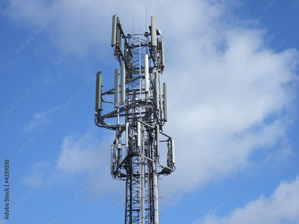 A Mobile Phone Transmission Mast. A Mobile Phone Transmission Mast.