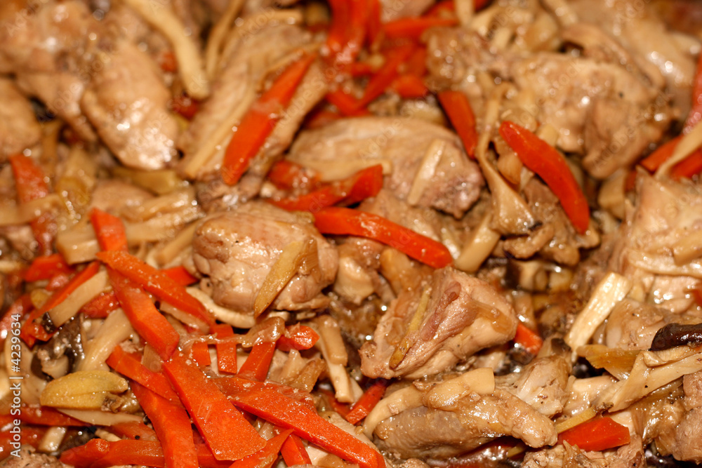 Chicken with vegetable Chicken with vegetable