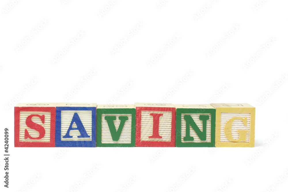 Alphabet Blocks - Saving Alphabet Blocks - Saving