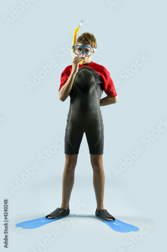 Young diver