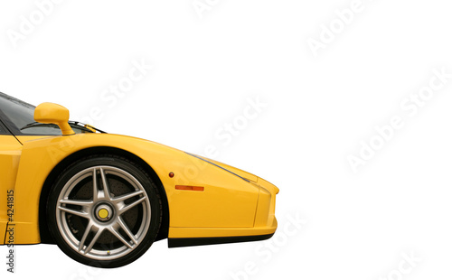 Yellow super car