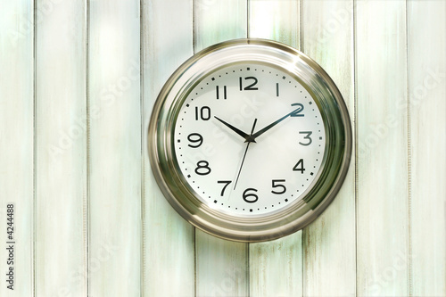 Wallpaper Mural Clock on the wall Torontodigital.ca