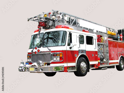 Fire Truck Isolated