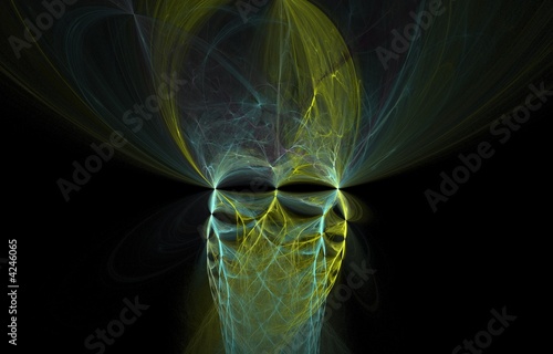 fractal background alien