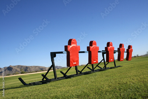 Valokuva American Football Blocking Sled