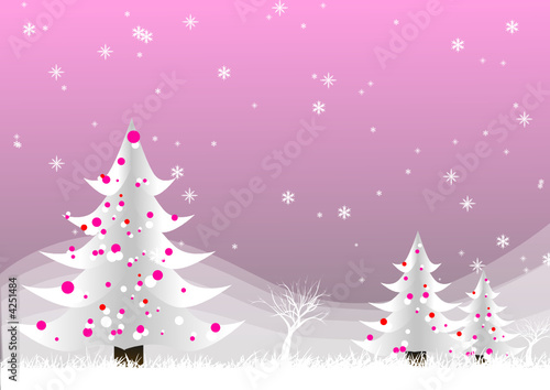 Christmas landscape