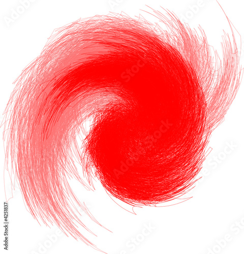 abstrakte Form aus Spiralen