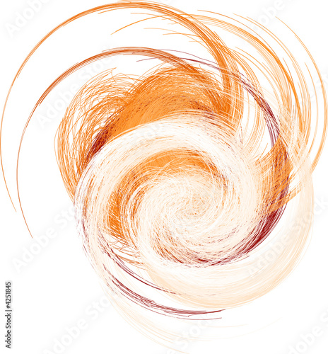 abstrakte Form aus Spiralen