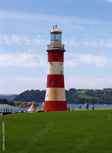 Smeaton's Tower Lighthouse, Plymouth Hoe (Devon, UK)