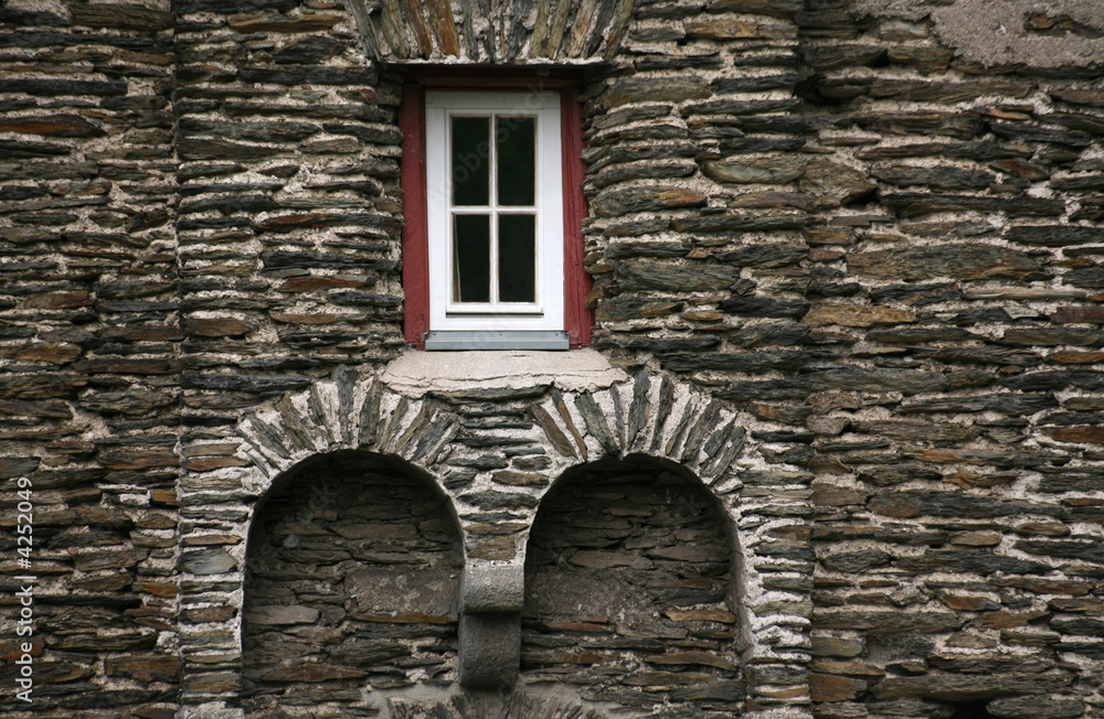 Naklejka premium Burgfenster