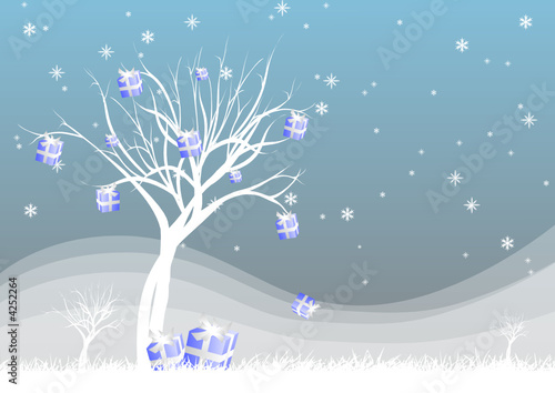 Christmas landscape