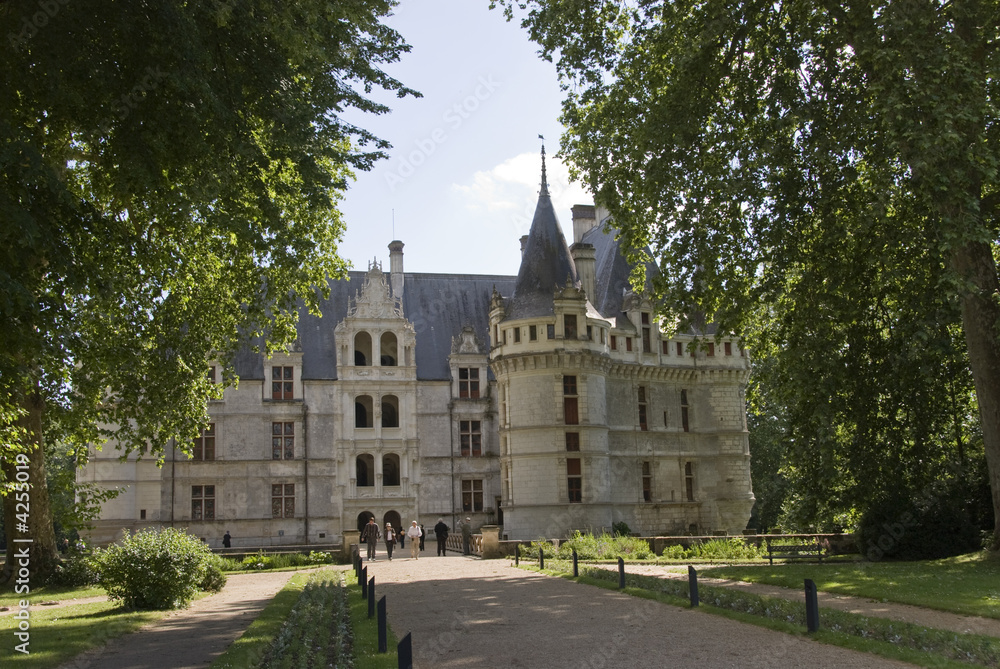 Chateau Azay-le-Rideau, France