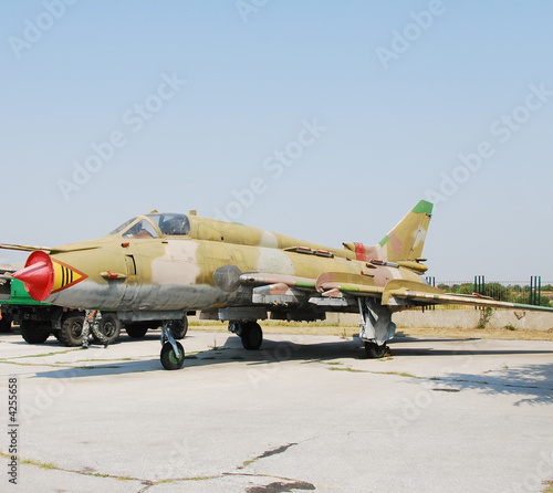 Cold War era Soviet jetfighter Su-22