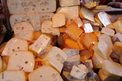 Cheese, town market, Salzburg, Austria