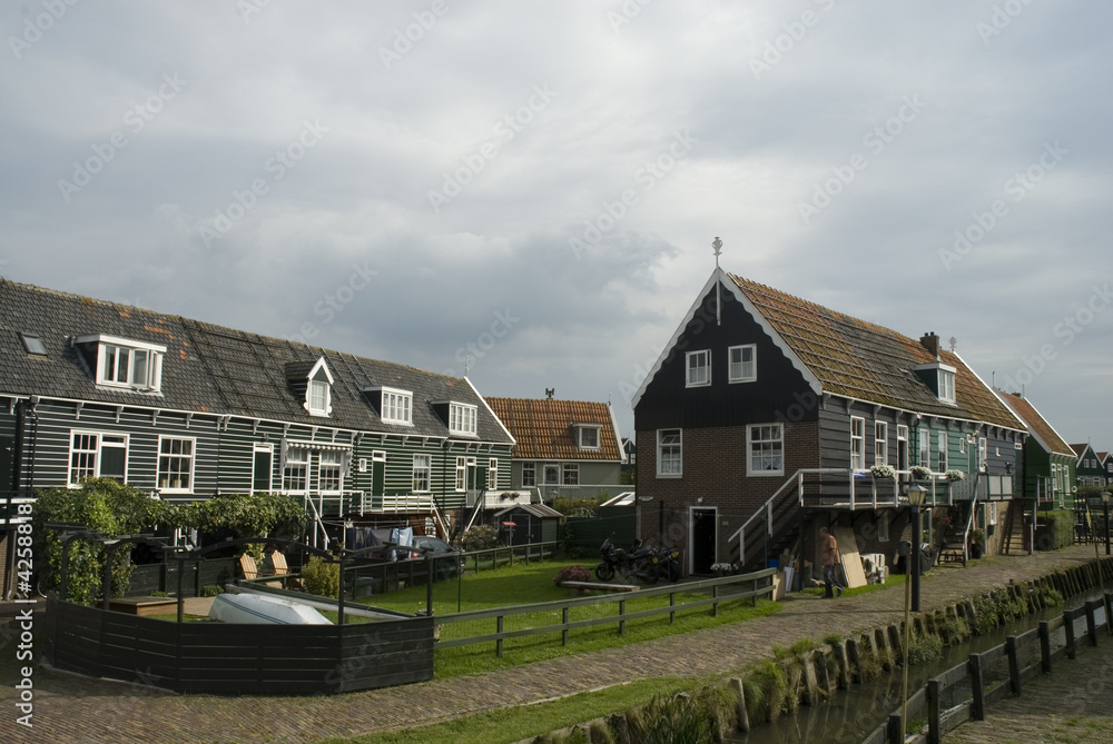 traditional Dutch village