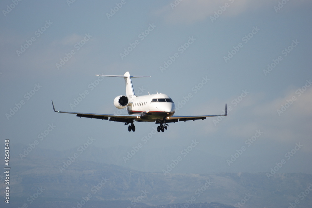 Obraz premium jet atterrissage