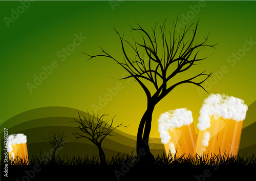 Beer landscape