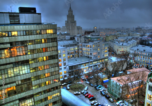 Evening view from roof #4263095