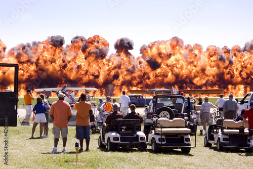 Airshow fire