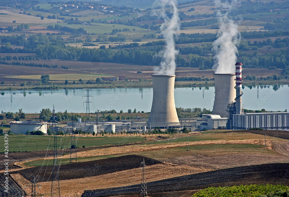lakeside power station in umbria italy lakeside power station in umbria italy