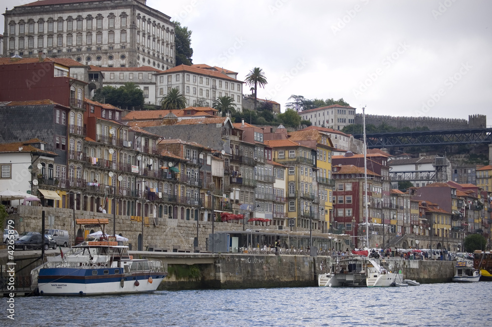 Porto view from the river douro. Porto, Portugal