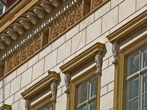 restaurierte fassade