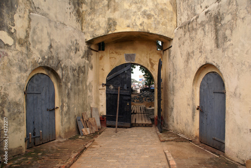 Inside fort