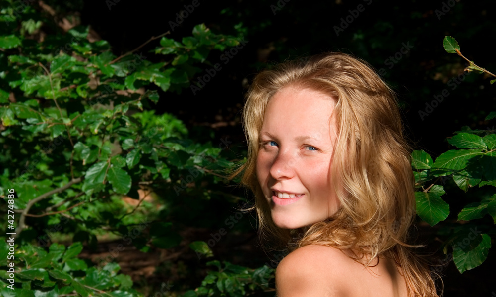 Forest woman