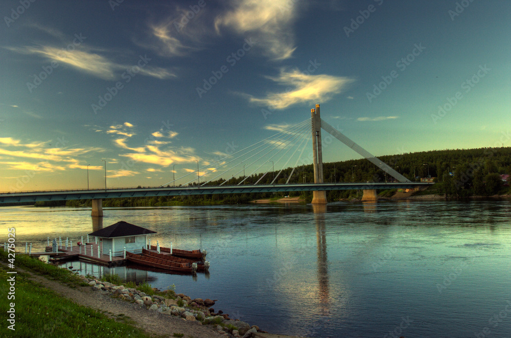Obraz premium canoe in the river