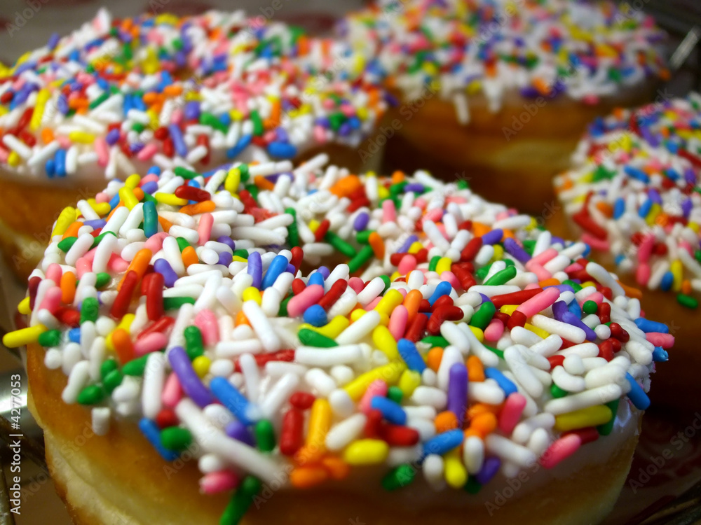 Sprinkled donut Sprinkled donut