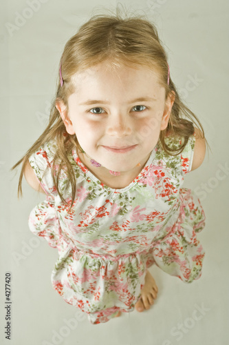 Smiling young girl