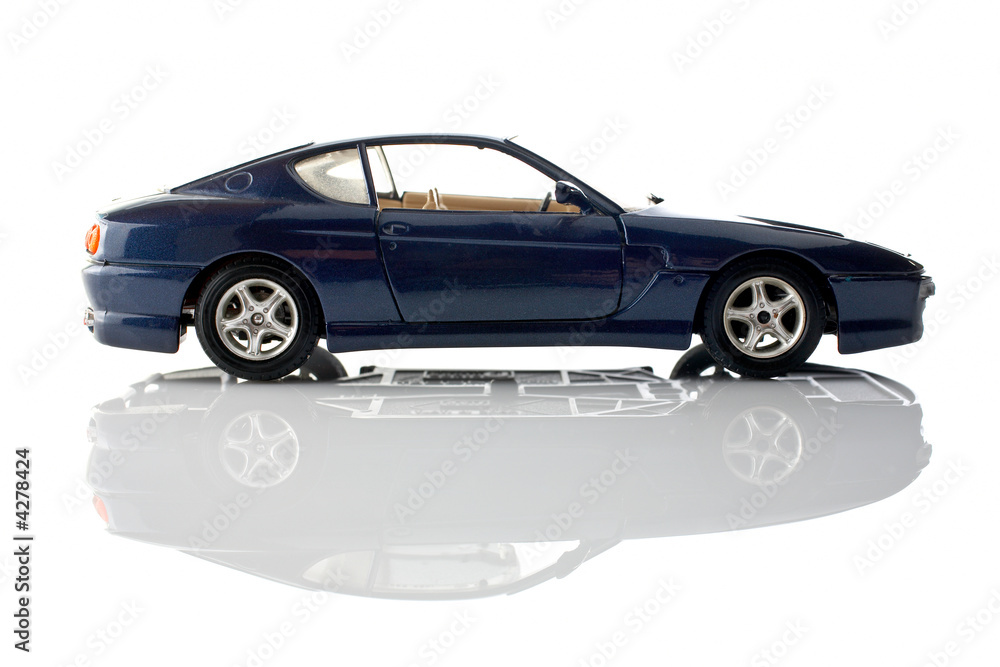 Fototapeta premium Blue car
