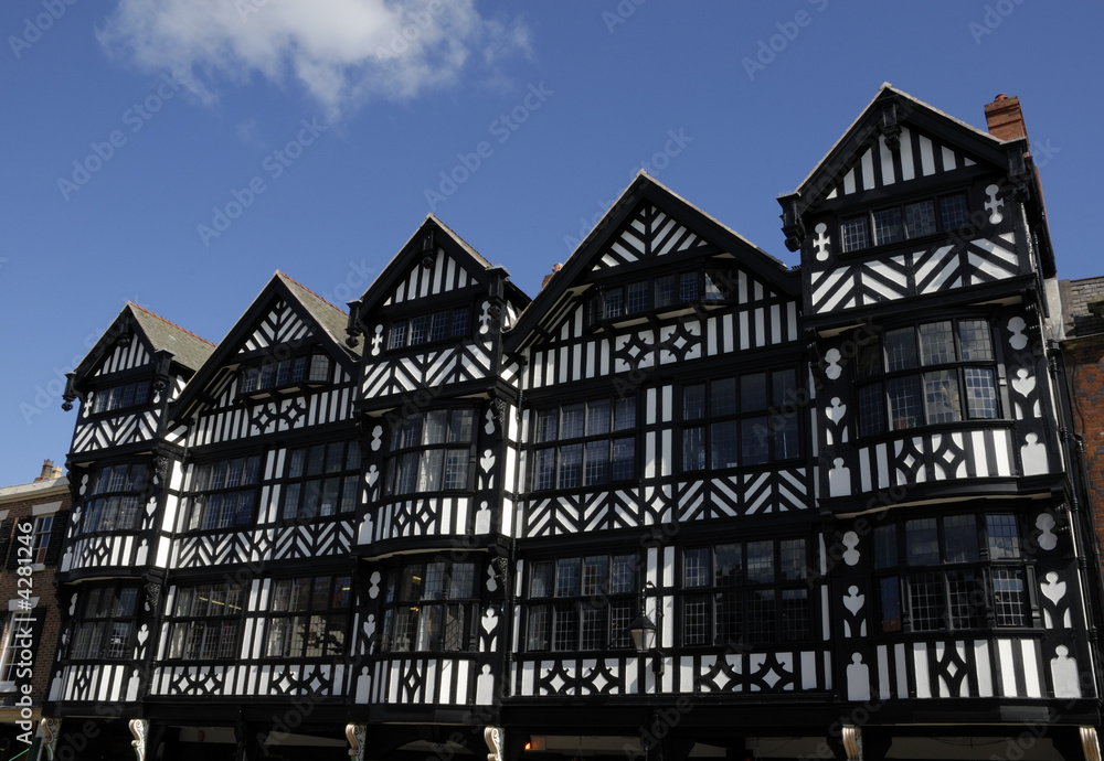 Tudor Black and White Building