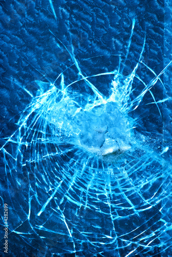 cracked glass