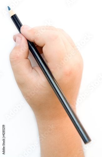 hand with pencil