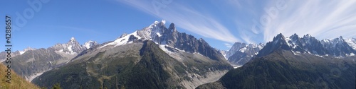 panorama vu de la Flégère